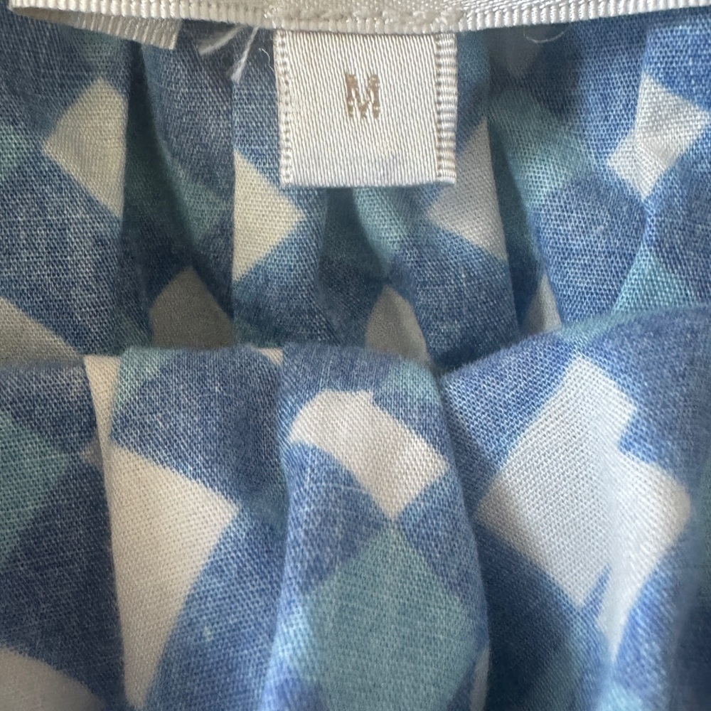 Blue and White Cory Lynn Calter Patterned Dress - Picture 4 of 4